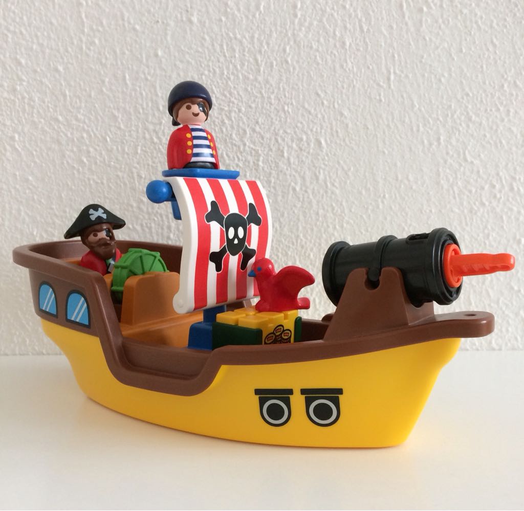 Playmobil 1.2.3 Piratenboot -